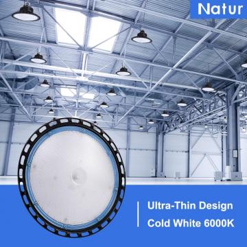 Industrial UFO Pendant LED Lamp, 100W High Bay Ceiling Light, 6000K 10000LM, Commercial LED Lights for Warehouse Workshop Garage Shop Lighting by Natur [Energy Class A++]