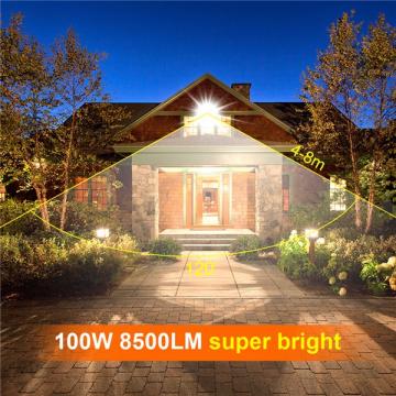 bapro 100W Flood Lights Outdoor,Super Bright Security Lights,IP65 Waterproof Flood Light, Warm White(3000K) Outdoor Flood Light Wall Light, 24 Month Warranty[Energy Class A++]…