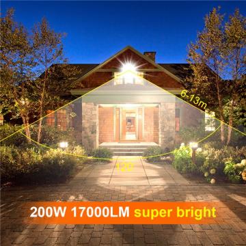 bapro 200W Flood Lights Outdoor,Super Bright Security Lights,IP65 Waterproof Flood Light, Warm White(3000K) Outdoor Flood Light Wall Light, 24 Month Warranty[Energy Class A++]…