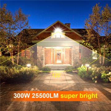 bapro 300W Flood Lights Outdoor,Super Bright Security Lights,IP65 Waterproof Flood Light, Daylight White(6000K) Outdoor Flood Light Wall Light, 24 Month Warranty[Energy Class A++]…