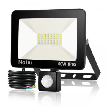 bapro 20W LED Security Lights with Motion Sensor, Slim Flood Light, IP65 Waterproof Flood Light Warm White(6000K) Outdoor Lights 2019 New Series Perfect for Garden Garage [Energy Class A++]