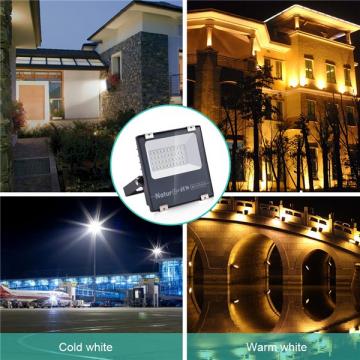 NATUR 20W LED Flood Light, Ultra Slim and Lightweight Design, 2000LM Outdoor Security Spotlights, 100W Halogen Equivalent, IP66 Waterproof, 6000K Daylight White [Energy Class A++]