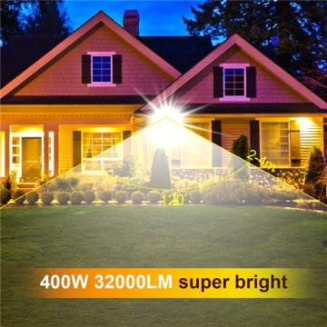 bapro 400W LED Outdoor Floodlight,Led Floodlight Super Bright, Garden Lights Cold White(6000K), IP66 Waterproof Outdoor Flood Light Wall Light Perfect for Garage, Garden,Forecourt[Energy Class A+]