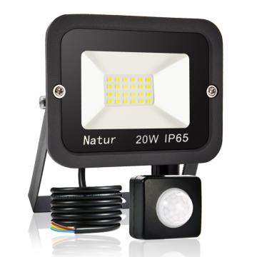 bapro 20W Security Lights with Motion Sensor,Led Floodlight Super Bright, Garden Lights Warm White(3000K), IP65 Waterproof Perfect for Garage, Garden and Forecourt[Energy Class A++]