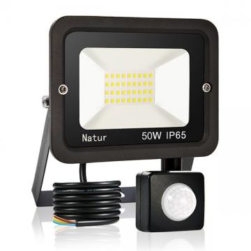 bapro 50W Security Lights with Motion Sensor,Led Floodlight Super Bright, Garden Lights Cold White(6000K), IP65 Waterproof Perfect for Garage, Garden and Forecourt[Energy Class A++]