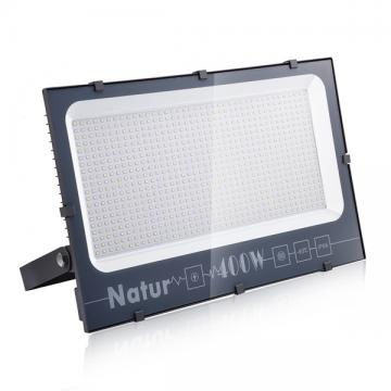 NATUR 400W LED Flood Light, Ultra Slim and Lightweight Design, 40000LM Outdoor Security Spotlights, 2000W Halogen Equivalent, IP66 Waterproof, 6000K Daylight White [Energy Class A++]