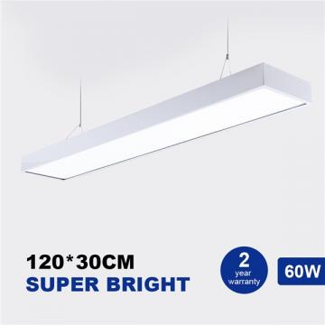 LED Panel Ceiling Light 120x30CM 60W, Low Profile White Body Suspended & Surface Mount Ceiling Panel Drop, 4000K Neutral White 6000LM, Flat Panel for Residential Office Shop Lighting