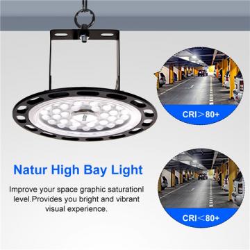 bapro 100W UFO LED High Bay Light, 10000LM Workshop Lights, led Bay Light 100W Commercial Bay Lighting Shop Area Workshop Garage Lights Garage Lighting [Energy Class A++]