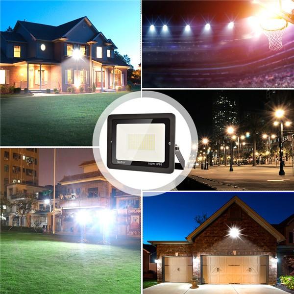 bapro 50W LED Outdoor Floodlight,Led Floodlight Super Bright, Garden Lights Cold White(6000K), IP65 Waterproof Outdoor Flood Light Wall Light Perfect for Garage, Garden,Forecourt[Energy Class A+]…